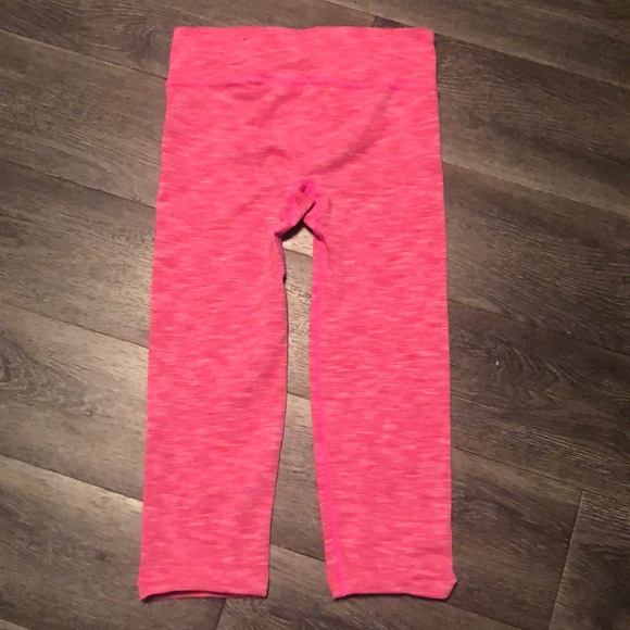 Pink cropped tights - Picture 2 of 2